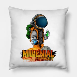 Millenial Astronaut Pillow