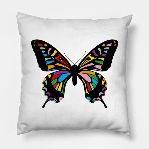 Butterfly Pillow by kawaii_shop