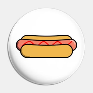 Hot Dog Pin