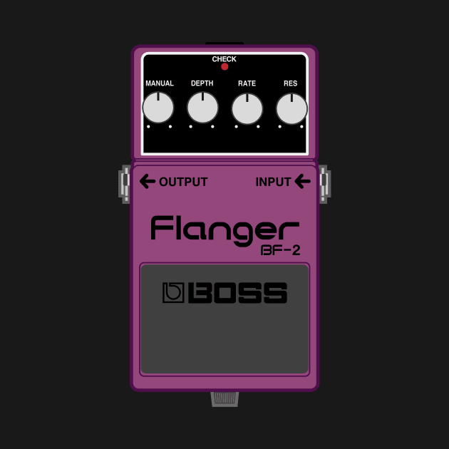 Boss BF-2 Flanger Guitar Effect Pedal by conform