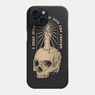 halloween, spooky, creepy, funny, scary, skull, skeleton, cute, Phone Case