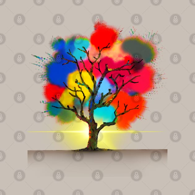 Tree of Colours by Artist Rob Fuller