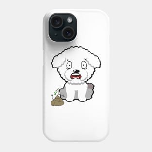 Funny furry dog smells stinky poo poo Phone Case