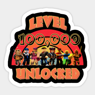 Roblox Characters Stickers Teepublic - sao roblox level 8