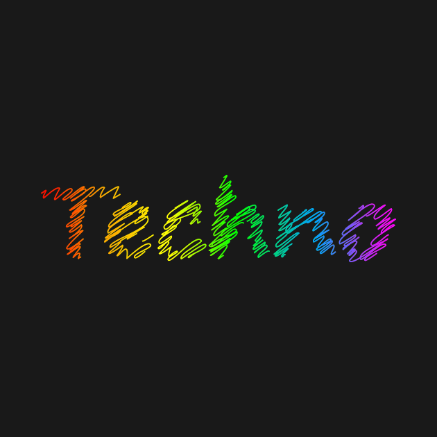 Techno rainbow by Johnny_Sk3tch