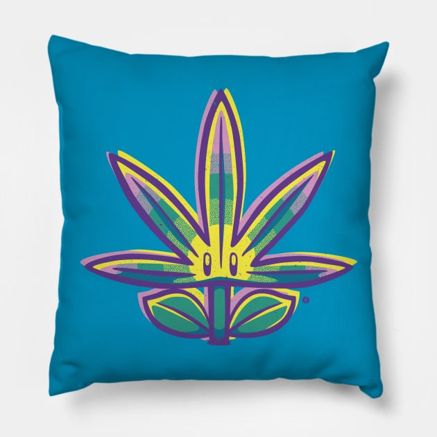 Super Weed Pillow by raffaus