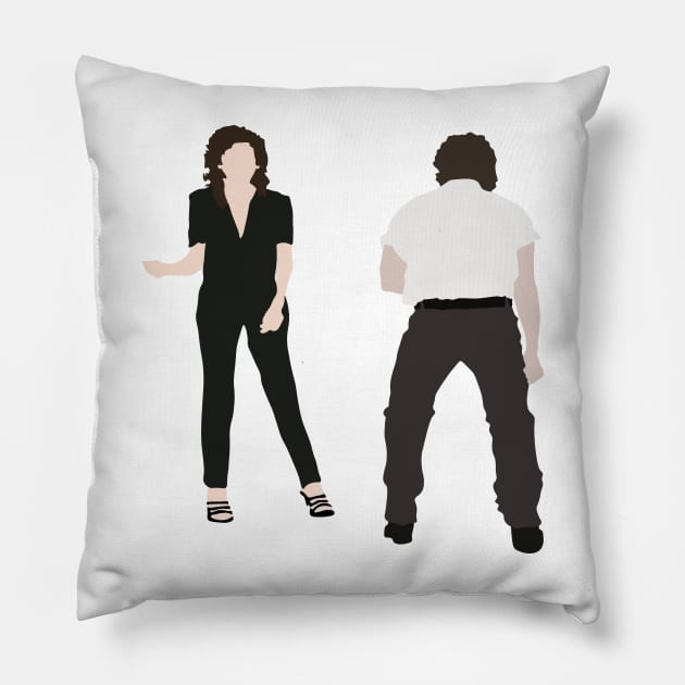 Dancing in the Dark Pillow by FutureSpaceDesigns