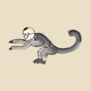 Capuchin Monkey 5 of 5 -- Leaping T-Shirt