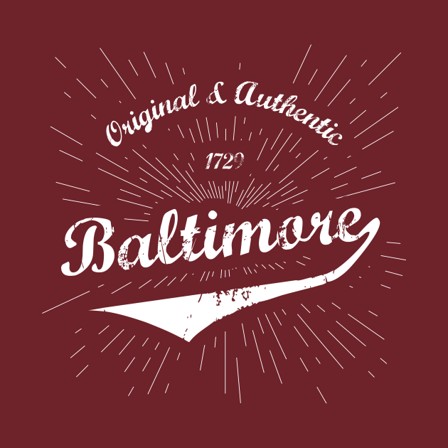 Original Baltimore, MD Shirt by Teevolution