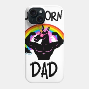 Rainbow And Unicorn Dad Funny Gifts Phone Case