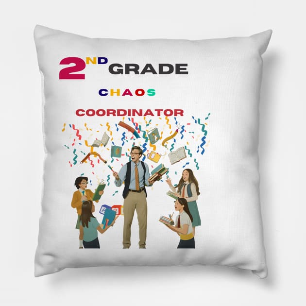 Second Grade Teacher Pillow by Kings Court