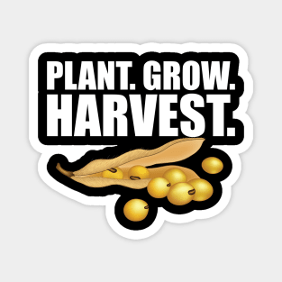 Soybean Farmer - Plant Grow Harvest w Magnet