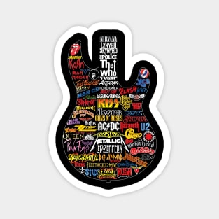 Classic Rock Band Magnet