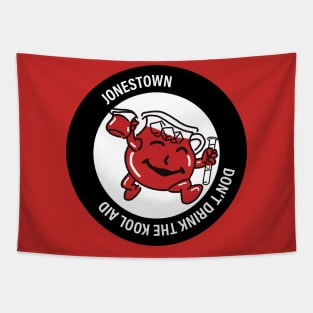 Jonestown Massacre Kool Aid Parody Tapestry