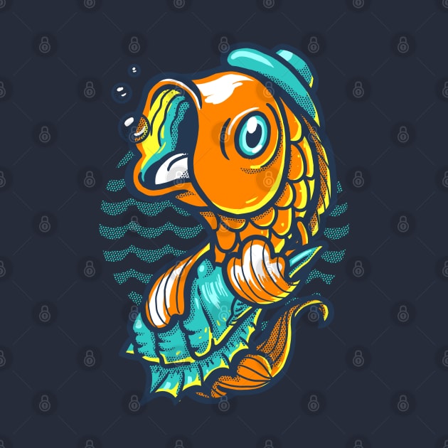 Goldfish Blues and Blobs by wehkid