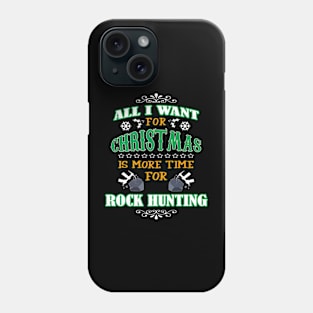 Geologist Rock Hunter Christmas Phone Case