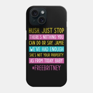 Free Britney Movement | Free Britney T-Shirt Phone Case