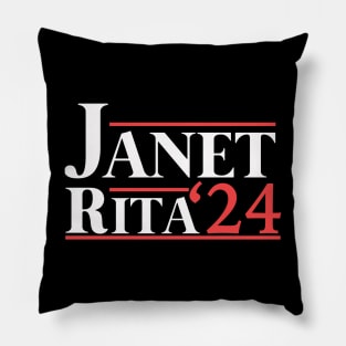 Janet and Rita 2024 Here Come the Grannies 2024 Pillow