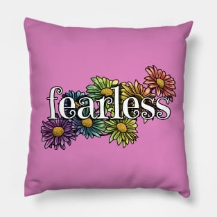 Fearless Rainbow Pillow