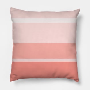 A subtle merger of Isabelline, Pale Pink, Melon and Vivid Tangerine stripes. Pillow