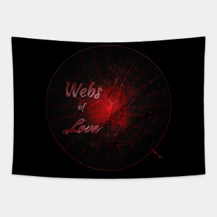 Webs of Love - Ruby Tapestry