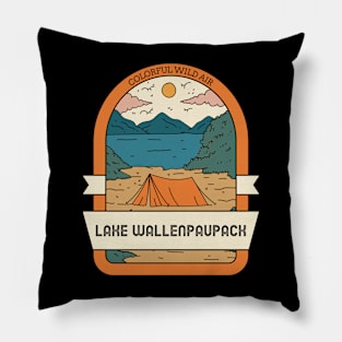 Lake Wallenpaupack Vintage Travel Pillow