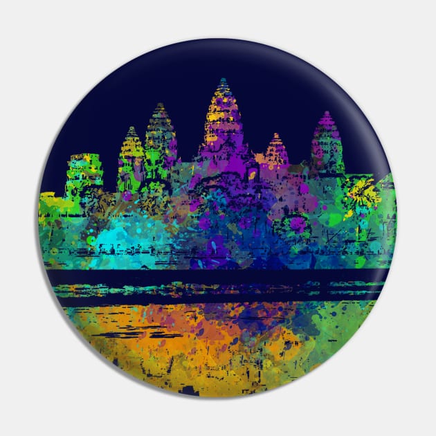 Colourful Angkor Wat Pin by Seraphine