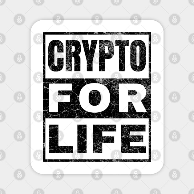 Crypto for Life Magnet by IndiPrintables