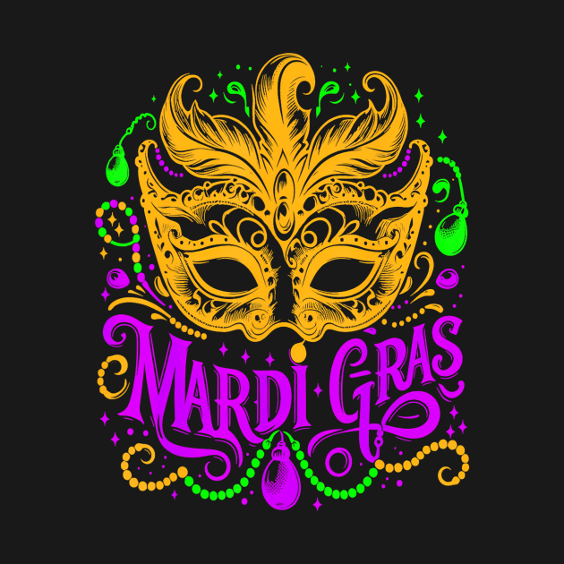 Mardi Gras Mask For Women Kids Men by Joyful Jesters