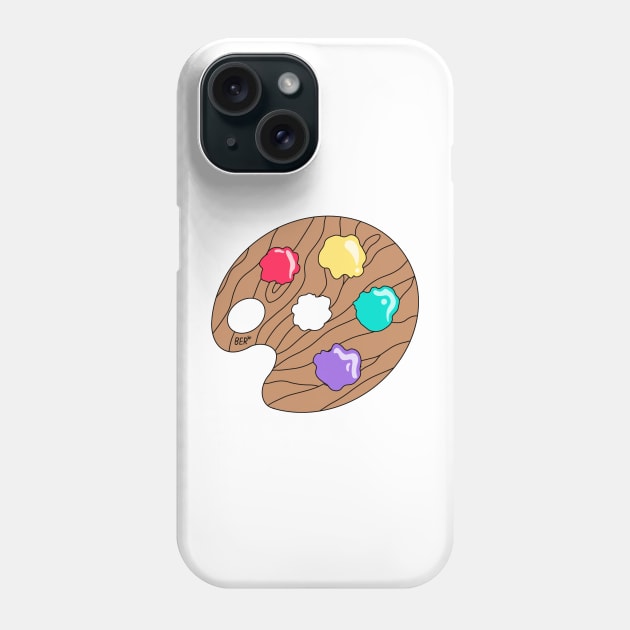 Sapphic Pride Paint Pallet Phone Case by SentABearToSpace 