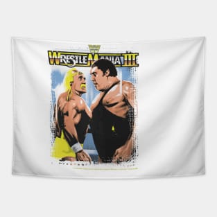 Hulk Hogan Vs Andre The Giant Wrestle Mania III Tapestry