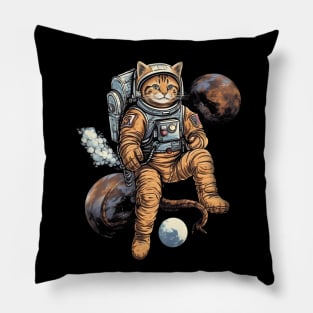 Chill Space Cat Pillow