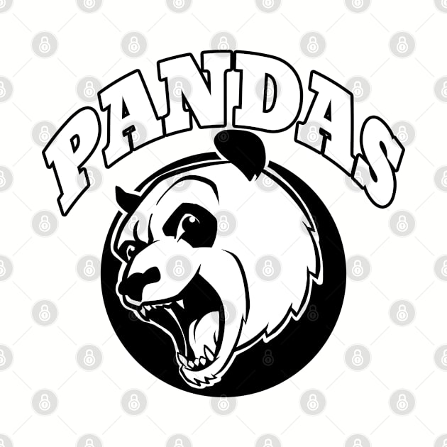 Pandas mascot by Generic Mascots