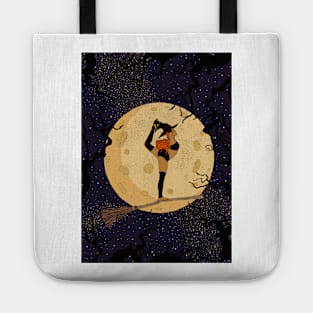 Halloween Namaste Witches Yoga Gift Tote