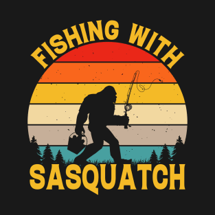 Fishing With Sasquatch T-Shirt