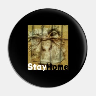 Stay at Home Pin