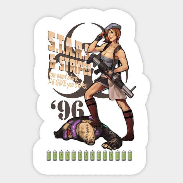 Valentine Bombshell - Resident Evil - Sticker
