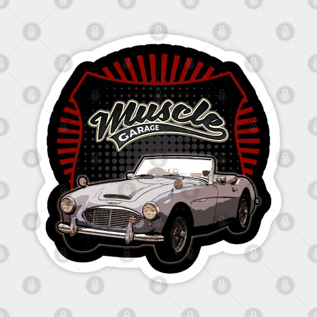 Austin-Healey 3000 1959 car muscle Magnet by JocelynnBaxter