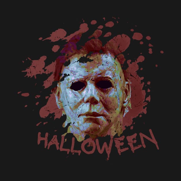 Michael Myers - blood halloween by Crocodile Store