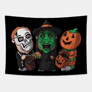 Trick or Treaters Tapestry