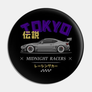 Midnight Racer Silver GT 86 JDM Pin