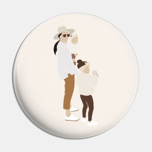 Abstract Family parents Illustration Pin