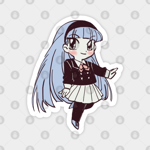 I draw chibi Umi Ryuuzaki / magic knight rayearth Magnet by mudwizard