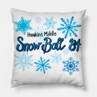 Snow Ball 1984 Pillow