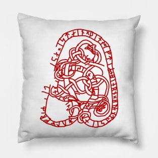 Hagby Runestone U 152 - Norse Viking Rune Pillow