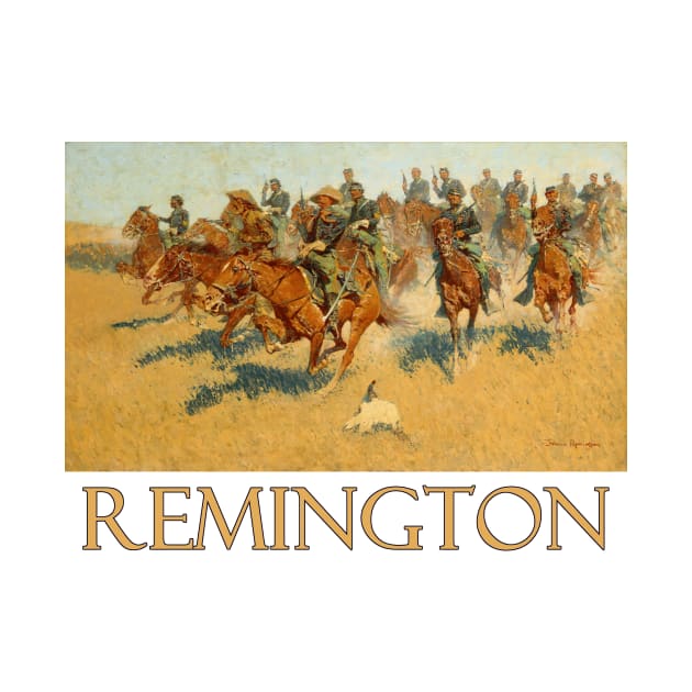 Cavalry Charge on the Southern Plains by Frederic Remington by Naves