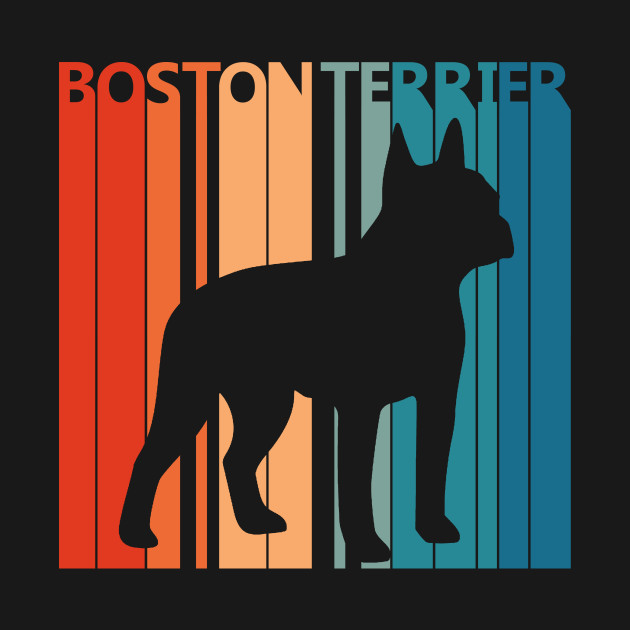 Discover Vintage Boston Terrier Dog Owner Gift - Boston Terrier - T-Shirt