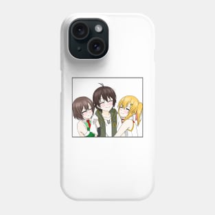 ore dake haireru kakushi dungeon-lola, noir and emma Phone Case