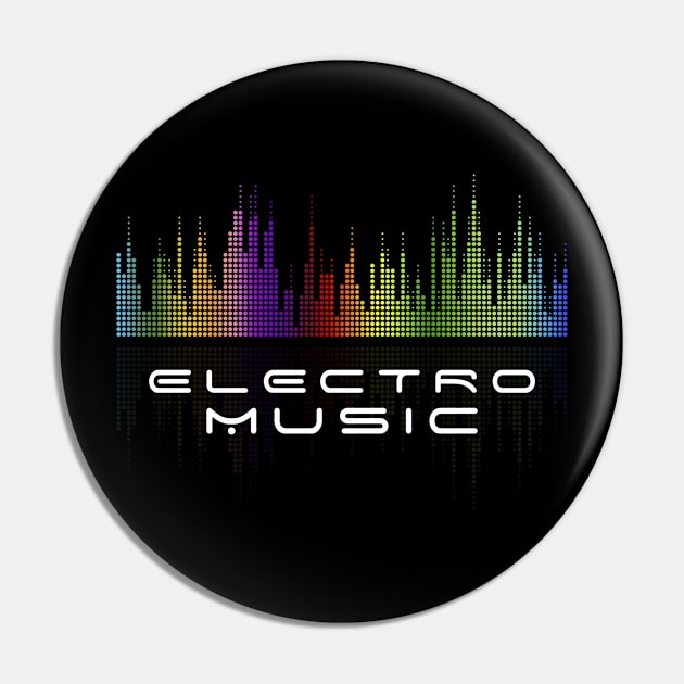 Electro Music Pin by Andreeastore  