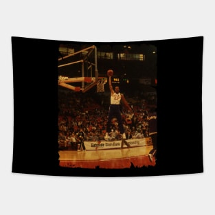 Larry Nance - Vintage Design Of Basketball Tapestry